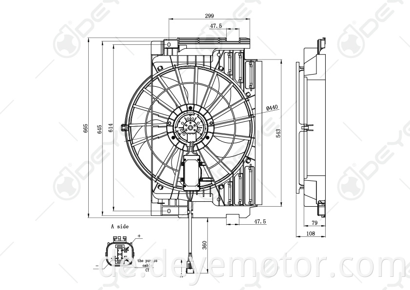 64546919051 64506908124 64546921381 64546921940 Kühlerlüfter für BMW X5